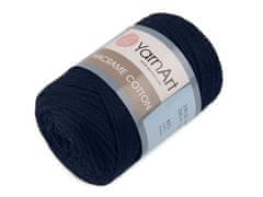 Pletací příze Macrame Cotton 250 g - (784) modrá tmavá