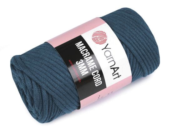 Pletací příze Macrame Cord 250 g - (789) petrolejová