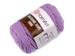 Pletací příze Macrame Rope Ø3 mm 250 g rozčesávací - (765/174) fialová lila