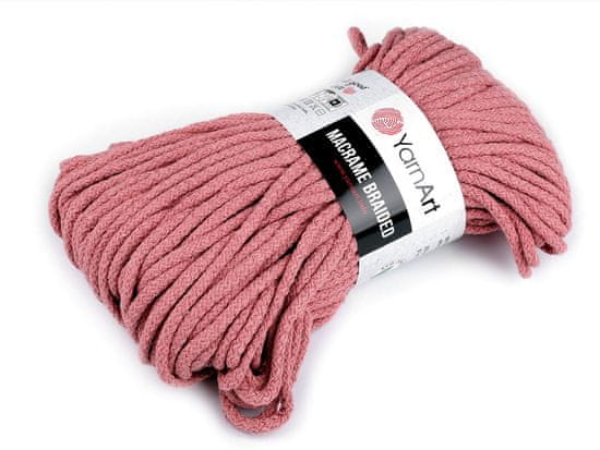 Pletací příze Macrame Braided 250 g - (792) starorůžová