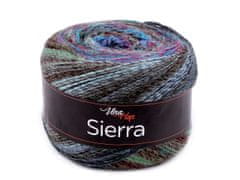 Pletací příze Sierra 150 g - (7202) šedá střední