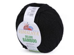 Bamboo Pletací příze Deluxe 100 g - (29) černá