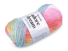 Pletací příze Adore Dream 100 g - (1054) multikolor