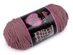 Pletací příze Super Soft Yarn 200 g - (80816) starofialová tmavá