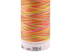 Amann Nitě Poly Sheen Multi Mettler 200 m - Multicolored