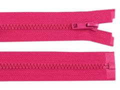 Kostěný zip No 5 délka 75 cm bundový - pink