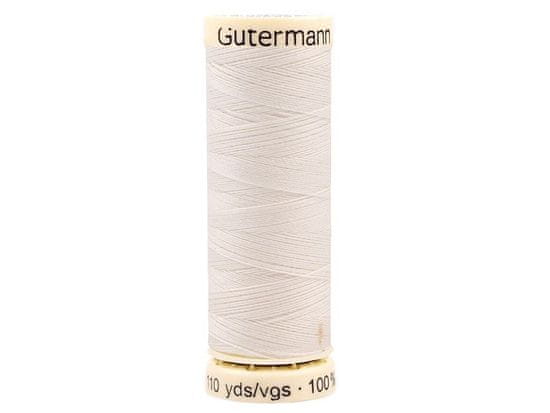 Gutermann Polyesterové nitě návin 100 m Gütermann univerzální - White Alyssum