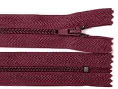 Spirálový zip No 3 délka 20 cm pinlock - bordó