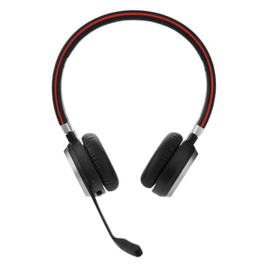 Jabra Evolve 65 SE/Stereo/BT/Bezdrát/MS/Stand/Černá-červená