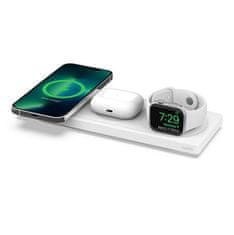 Belkin BOOST CHARGE PRO MagSafe 3v1 Bezdrátová nabíjecí podložka pro iPhone/Apple Watch/AirPods, bílá