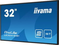 iiyama 32" LCD LE3241S-B1: IPS,FHD,HDMI,LAN,repro