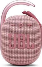 JBL Clip 4 - Pink (Original Pro Sound, IP67, 5W)