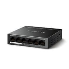 TP-Link Switch Mercusys MS106LP 2x LAN, 4x LAN s PoE, 40W