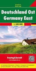 Freytag & Berndt AK 0222 Německo východ 1:500 000 / automapa + mapa volného času