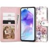 Knížkový obal na Samsung Galaxy A55 5G Tech-Protect Wallet Blosoom Flower