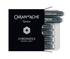 Caran´d Ache Inkoustové bombičky "Chromatics", šedá Infinite Grey Blue, 8021.005