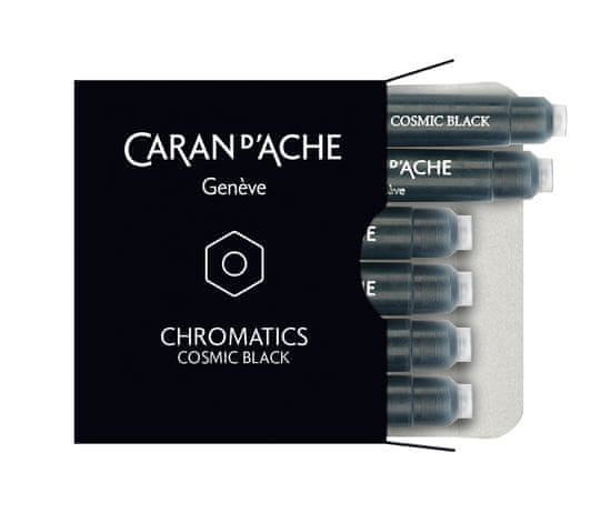 Caran´d Ache Inkoustové bombičky "Chromatics", černá Cosmic Black, 8021.009