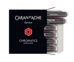 Caran´d Ache Inkoustové bombičky "Chromatics", červená Infrared, 8021.070