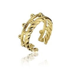 Otevřený pozlacený prsten Vivian Gold Ring MCR23006G