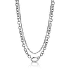 Marc Malone Originální ocelový náhrdelník Hailey Silver Necklace MCN23108S