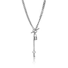 Marc Malone Originální ocelový náhrdelník Payton Silver Necklace MCN23111S