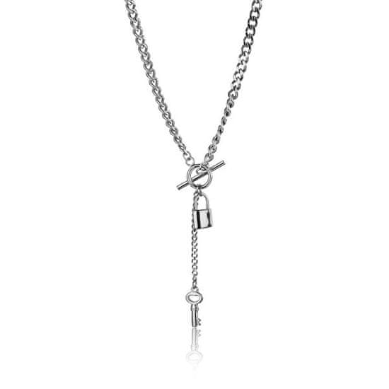 Marc Malone Originální ocelový náhrdelník Payton Silver Necklace MCN23111S