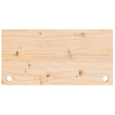 Vidaxl Deska psacího stolu 80 x 40 x 2,5 cm masivní borové dřevo
