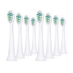 Ultrasonic Náhradní hlavice pro Philips Sonicare W2 Optimal White , 8 ks, bílé