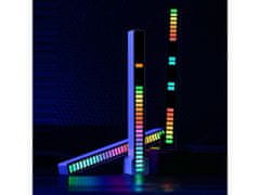 Verk 12278_B Ambientní RGB osvětlení USB s dobíjecí baterií bílé