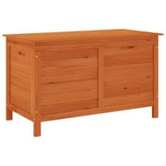 Greatstore Zahradní úložný box 99x49,5x58,5 cm masivní jedlové dřevo