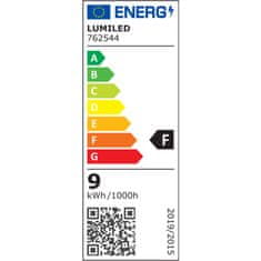 LUMILED Chytrá LED žárovka E27 A60 9W RGB CCT + BÍLÁ WIFI TUYA SMART