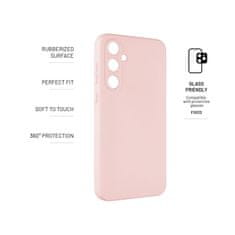 FIXED Zadní pogumovaný kryt Story pro Samsung Galaxy A55 5G FIXST-1263-PK, růžový