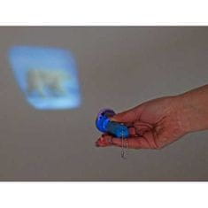 JOKOMISIADA Ruční projektor baterka Zvířátka Safari, modrá