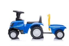 LEBULA Odrážedlo traktor New Holland Ride-on Trailer Blue