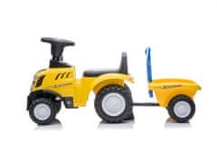 LEBULA Odrážedlo traktor New Holland Ride-on Trailer žlutý