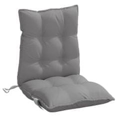Petromila Podušky na židli s nízkým opěradlem 6 ks šedé oxfordská tkanina