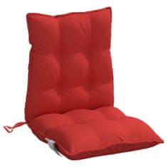 Petromila Podušky na židli s nízkým opěradlem 4 ks červené oxford