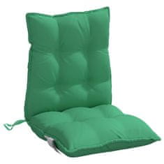 Petromila Podušky na židli s nízkým opěradlem 4 ks zelené oxfordská látka
