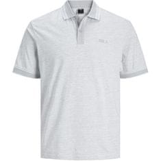 Jack&Jones Pánské polo triko JCOMELANGE Standard Fit 12252394 High-rise (Velikost L)