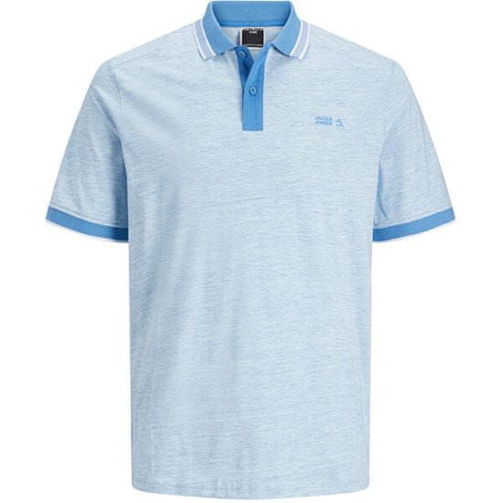 Jack&Jones Pánské polo triko JCOMELANGE Standard Fit 12252394 Pacific Coast