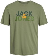 Jack&Jones Pánské pyžamo JACULA Standard Fit 12255000 Oil Green (Velikost L)