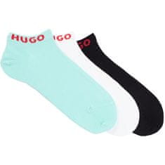 Hugo Boss 3 PACK - dámské ponožky HUGO 50516397-962 (Velikost 39-42)