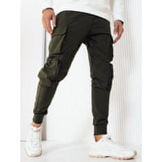 Dstreet Pánské bojové kalhoty zelené ux4165 M