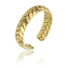 Marc Malone Otevřený pozlacený prsten Oaklynn Gold Ring MCJ.R1024