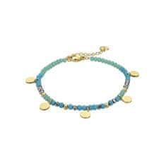 Marc Malone Korálkový náramek Gianna Blue Bracelet MCB23006G