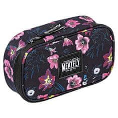 MEATFLY Penál XL Pencil Case Hibiscus