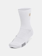 Under Armour Ponožky Curry UA AD Playmaker 1p Mid-WHT M