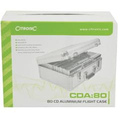 Citronic CDA-80 Hliníkový přepravní kufr na CD