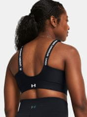 Under Armour Podprsenka UA Infinity High Zip 2.0 Bra-BLK M A-C