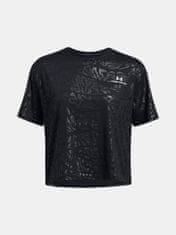 Under Armour Tričko Vanish Energy Emboss Crop SS-BLK S